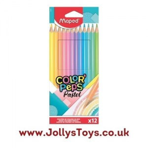 Color'Peps Pastel Colouring Pencils, 12s